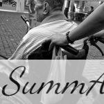 wheelchair, elderly, man