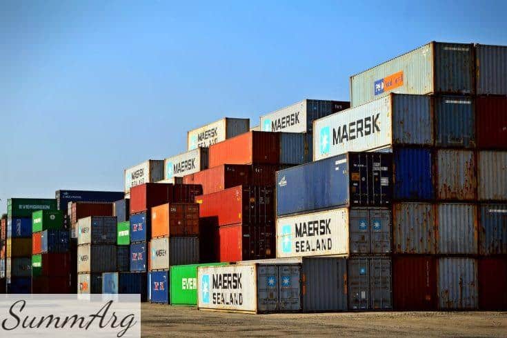 Cargo Container Lot