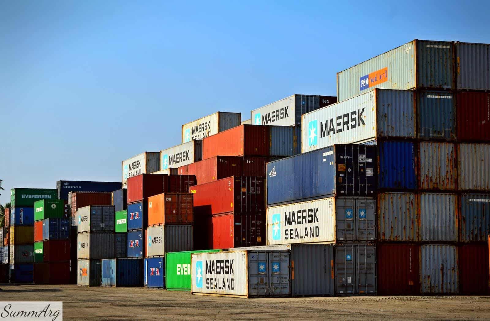 Cargo Container Lot